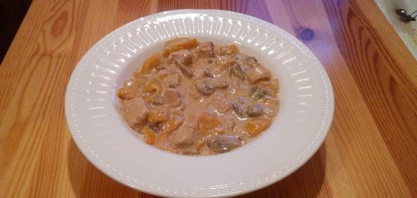 Фрикасе из индейки