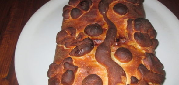 Мясной рулет с грибами