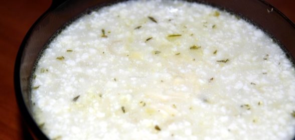 Луковый суп с плавленным сыром