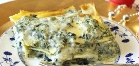 Лазанья со шпинатом и сыром
