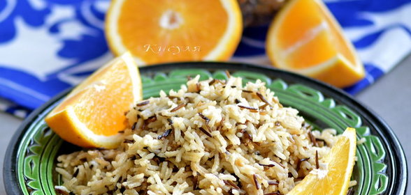Пряный апельсиновый рис