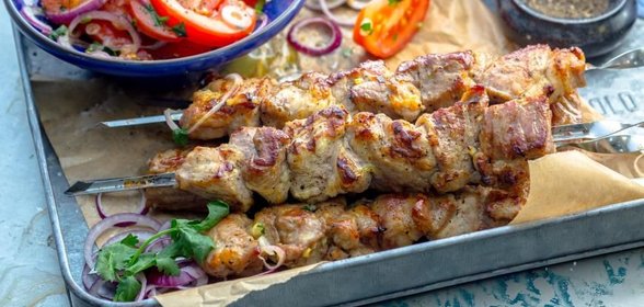 Классический шашлык из свинины