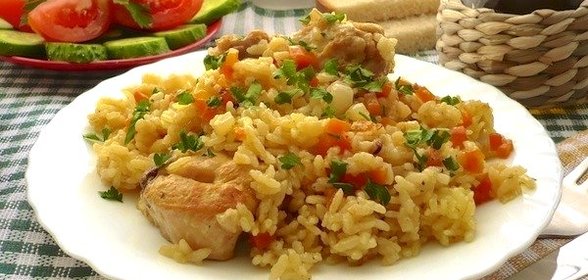 Плов с курицей