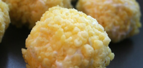 Пшенные колобки-сюрпризы с творогом