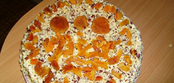 Торт с сухофруктами