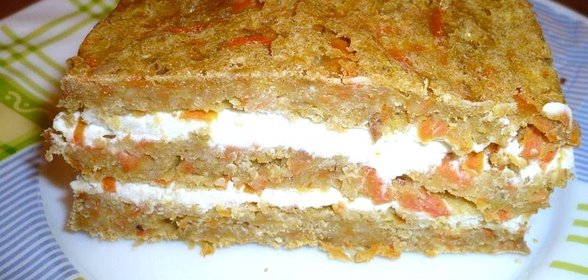 Овсяное диетическое пирожное