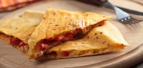 Кесадилья с овощами