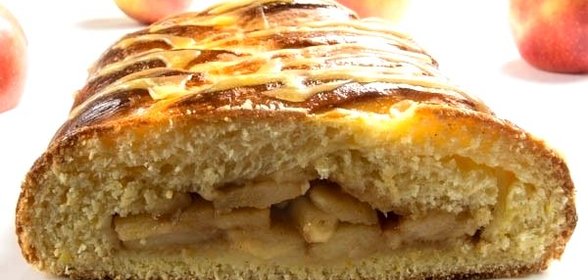 Яблочный пирог «Коса»