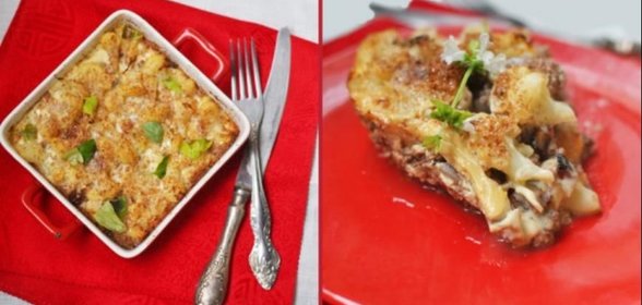 Мусака по-балкански с цветной капустой