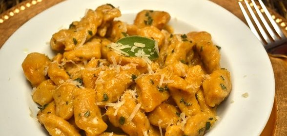 Клецки из тыквы с пармезаном