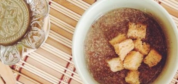 Гренки с ветчиной и сыром