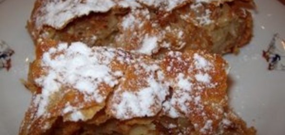Штрудель с яблоками