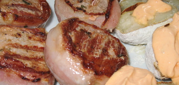 Свиная вырезка-гриль в беконе. Спасибо svitlo :)