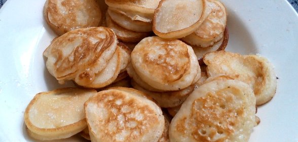Пышные оладьи на кефире