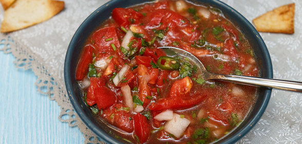 Сальса из летних помидоров