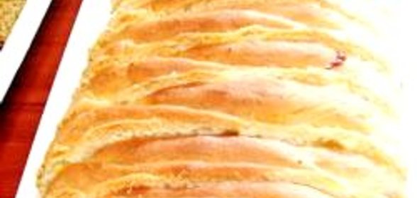Хлеб для пикника с ветчиной и сыром