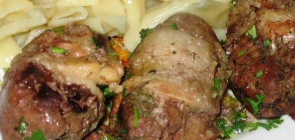 Каша из фруктов с орехами