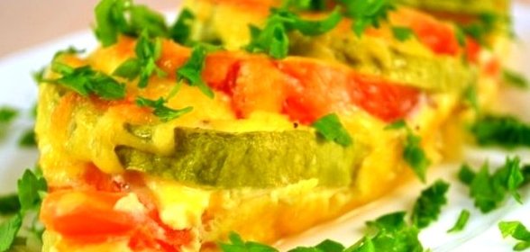 Кабачки, запеченные с сыром