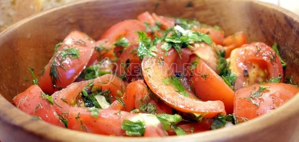 Помидоры солёные пряные