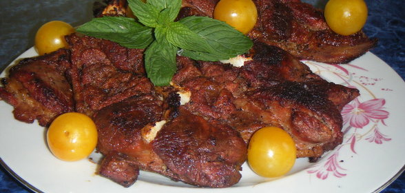 Баранина в Пиве №2 с Алычой