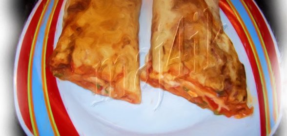 Фаршированный лаваш (вариант)