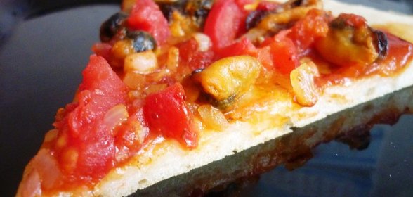 Пицца с морепродуктами