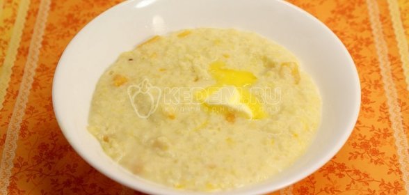 Пшённая каша с тыквой