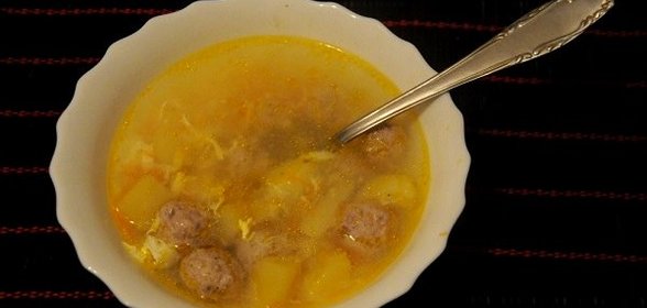 Классический суп с фрикадельками