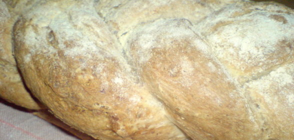 Хлеб с ...косичкой/ Pane rustico