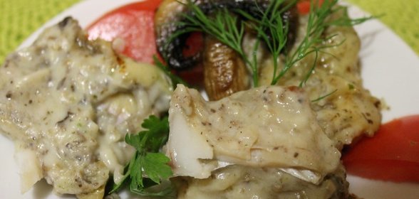 Треска под соусом Бешамель для Феди (к/ф Кухня)