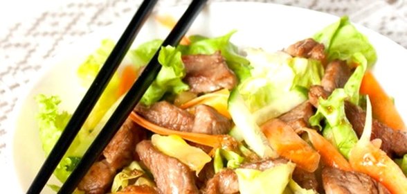 Салат из свинины