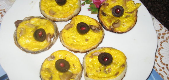 Омлет с бордюром