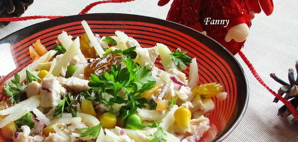 Бразильский куриный салат - Сальпико ( Salpicão )