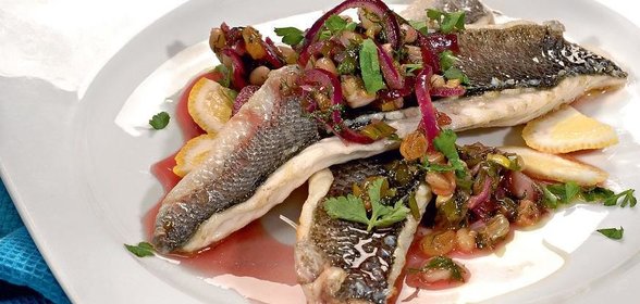 Сибас по-сицилийски