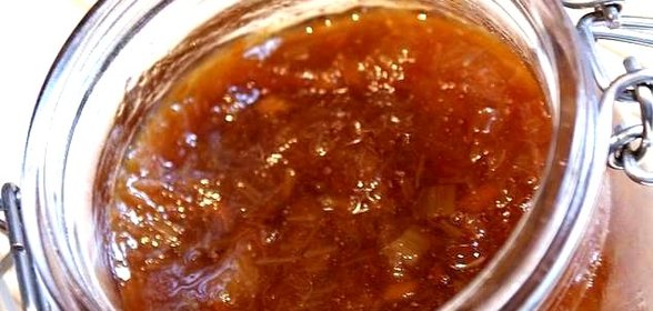 Варенье из ревеня с яблоками