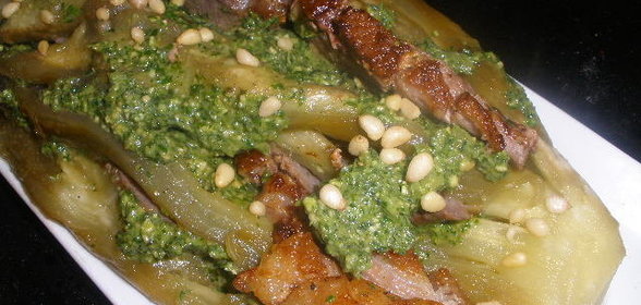 Ресторан на диване 7. Ветер средиземноморья. Утка с песто и баклажаном