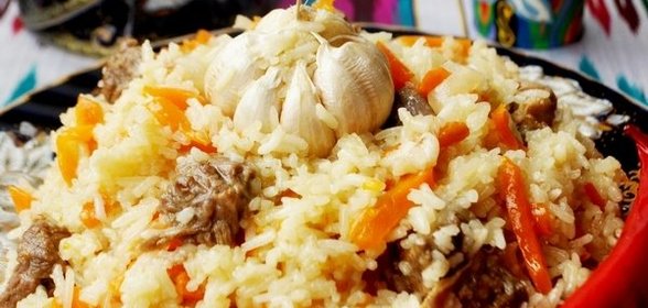 Шавля-рисовая каша с мясом.Узбекская кухня