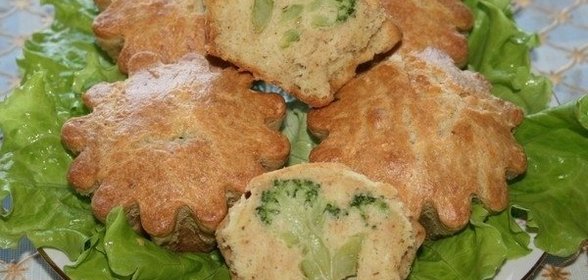 Кексы с брокколи