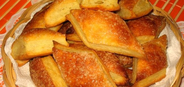 Сахарное творожное печенье