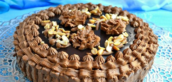 Торт шоколадно-кофейный