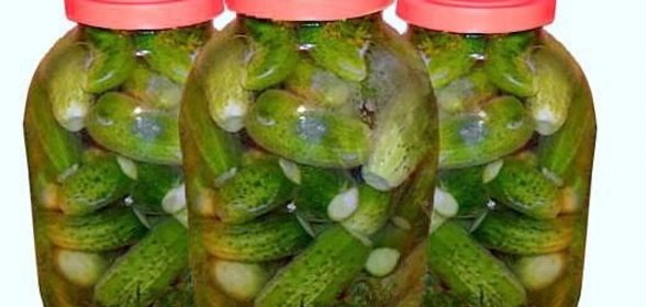 Соленые огурцы под капроновой крышкой на зиму
