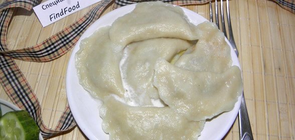 Вареники с картошкой и салом