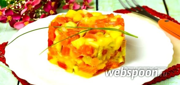 Тартар из форели и манго