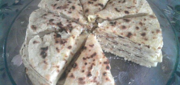 Хычины с картофелем и сыром