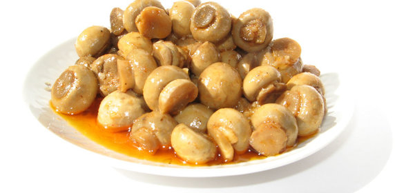 Острая закуска из шампиньонов