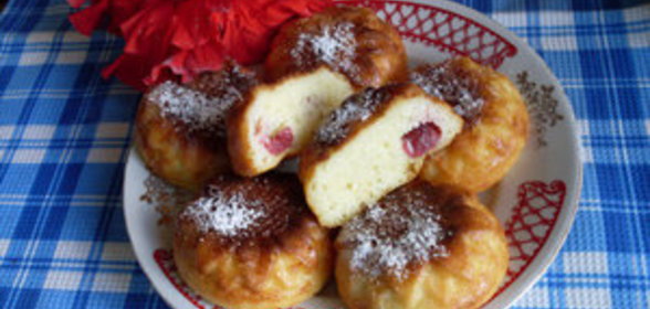 Сырники с клюквой из духовки