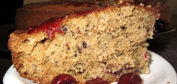 Пирог на заварке с вареньем