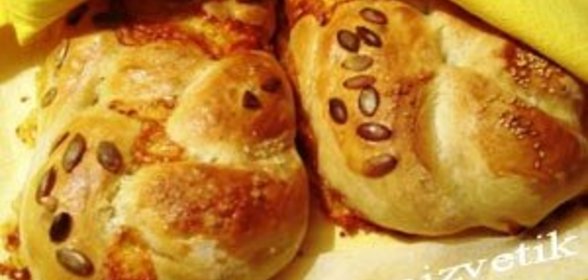 Пикантный белый хлебушек с сыром