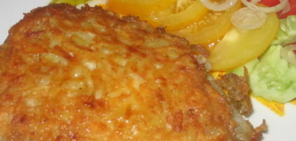 Тилапия в сырно-картофельной корочке