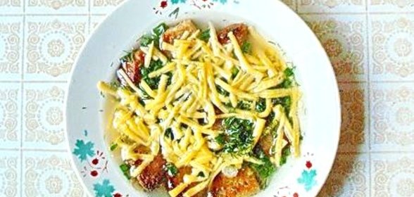 Балтийский сырный суп